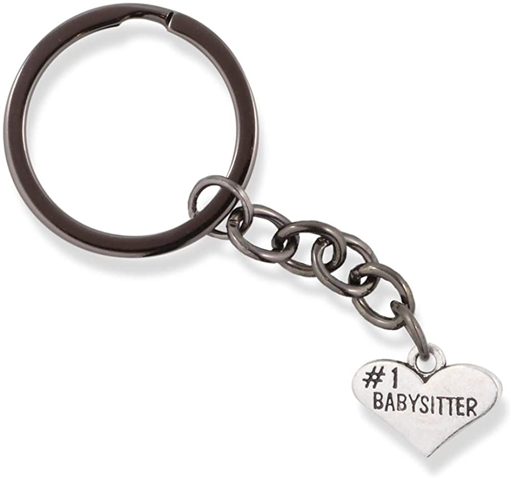 EPJ Number One Babysitter Keychain | #1 Baby Sitter Charm Keychain